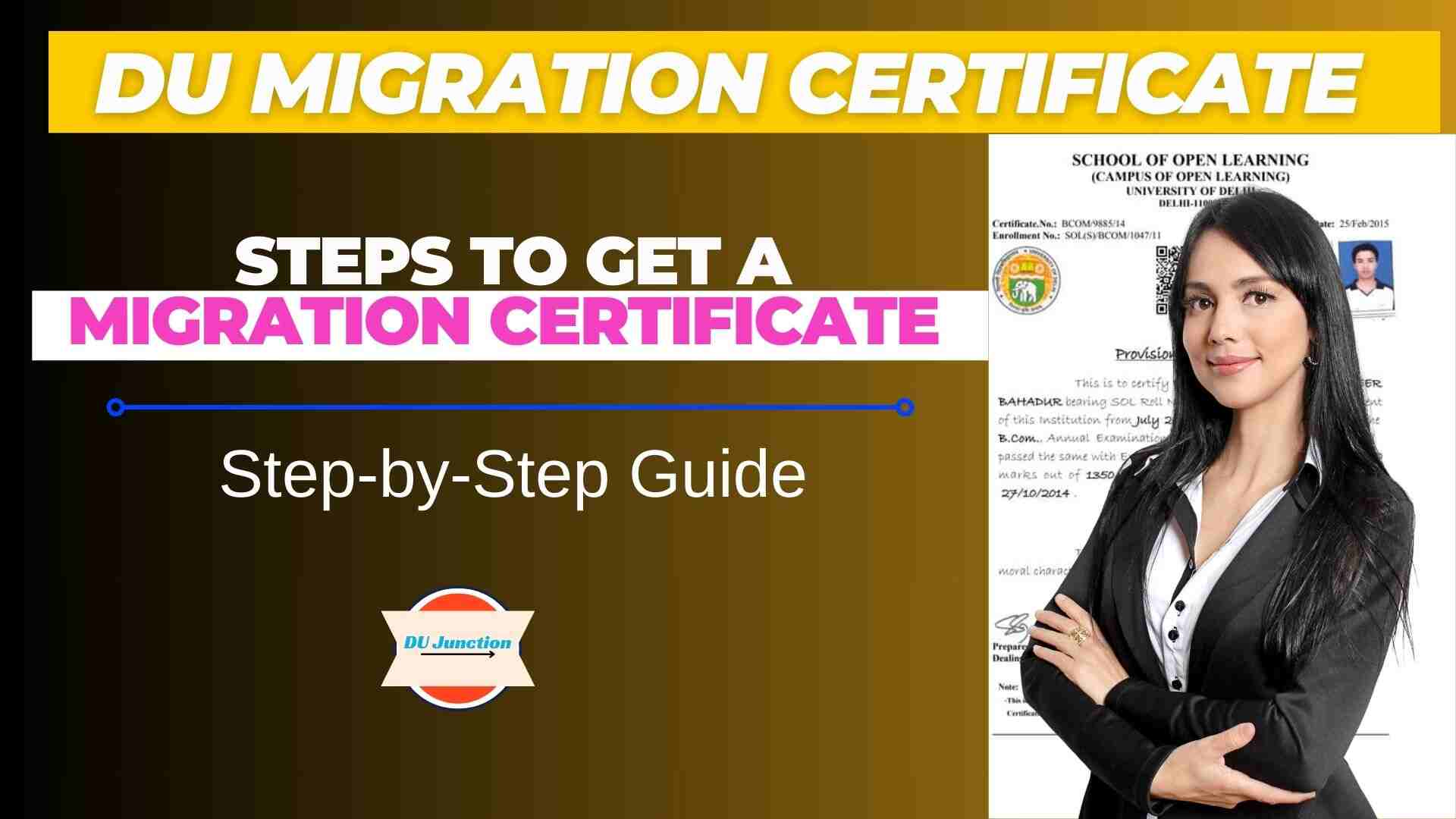 Step-by-Step Guide to Applying for a Migration Certificate Du