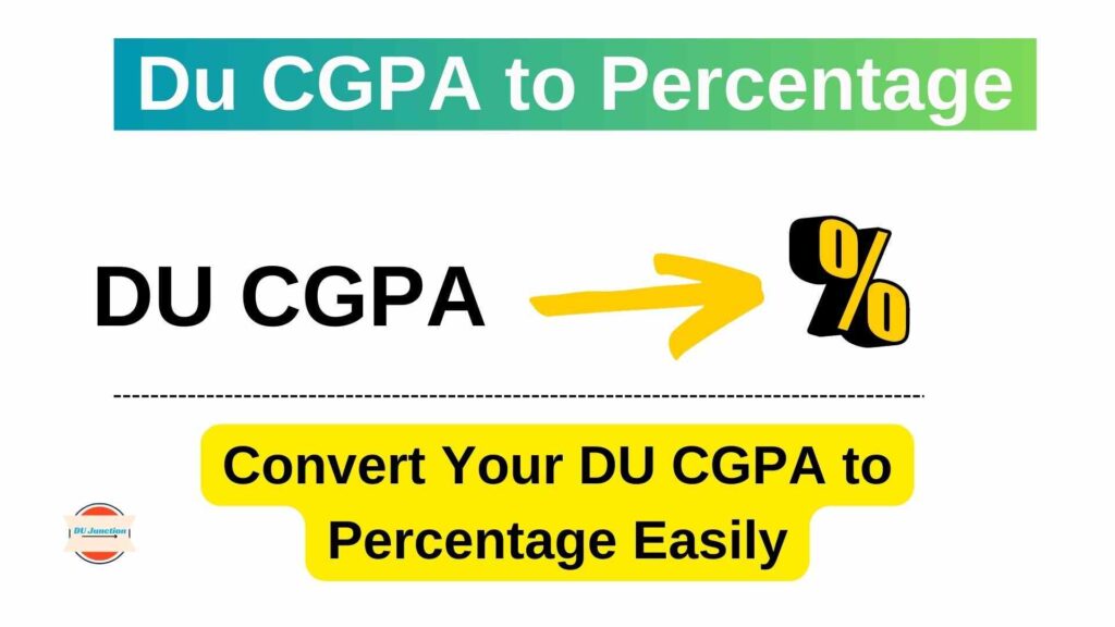 Du CGPA to Percentage