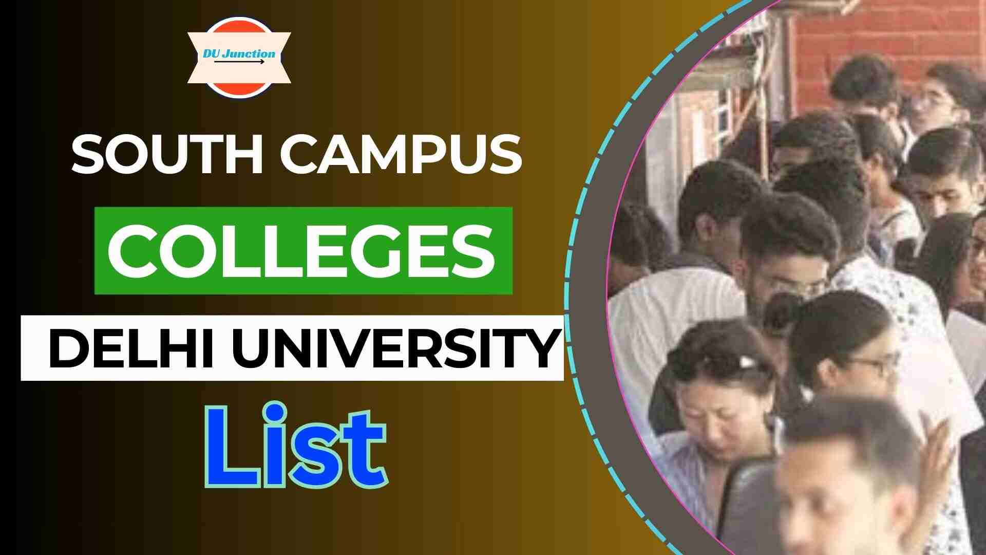 Ranking wise List of South Campus Colleges of DU